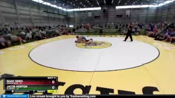 160 lbs Round 3 (8 Team) - Isaac Sinks, Kansas Blue vs Jacob Horton, Alabama