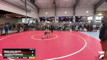100 lbs Round 2 - Israel Diaz-Deleon, Powerhouse Wrestling vs Madison Fitzsimmons, NTX Wrestling