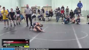 72 lbs Finals (2 Team) - Nico Cassano, Bitetto Trained vs Jake Luik, Rampage