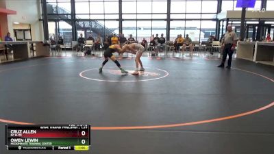 J-12 lbs Quarterfinal - Cruz Allen, DC Elite vs Owen Lewin, McDominate Training Center