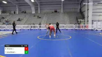 170 lbs Semifinal - Omaury Alvarez, GA vs Toby Schoffstall, VA