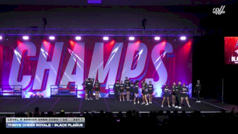 Thrive Cheer Royals - Black Plague [2025 L5 Senior Open Coed - D2 Day 1] 2025 CHAMPS Grand Nationals