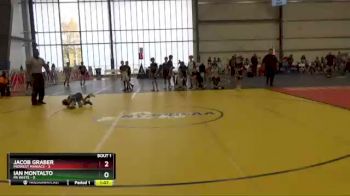 52 lbs Round 1 - Jacob Graber, Midwest Maniacs vs Ian Montalto, PA White