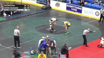 147 lbs Semifinal - Rockson Ryer, Pine Richland vs Jeffery Nicholson, Connellsville
