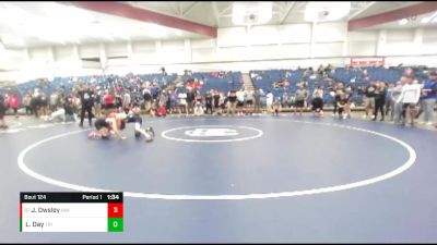 123 lbs Champ. Round 1 - Jayden Owsley, Invicta Wrestling Academy vs Lucas Day, Tri-West