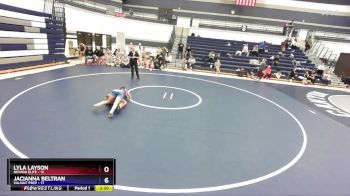 125 lbs Round 1 (4 Team) - Lyla Layson, Nevada Elite vs Jacianna Beltran, Valiant Prep