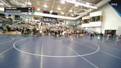 102 lbs 1st Place Match - Ryder Hintz, Green River Grapplers vs Statlyn Williams, Sublime Wrestling Academy