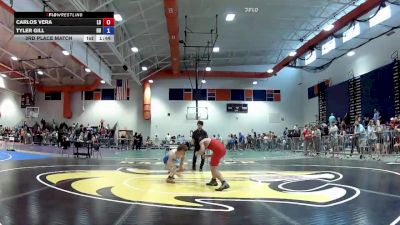 120 lbs 3rd Place Match - Carlos Vera, Legacy Dragons vs Tyler Gill, Hanover Hawkeye