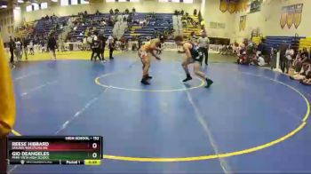 152 lbs Cons. Round 6 - Gio DeAngeles, Park Vista High School vs Reese Hibbard, Sailors Wrestling Inc