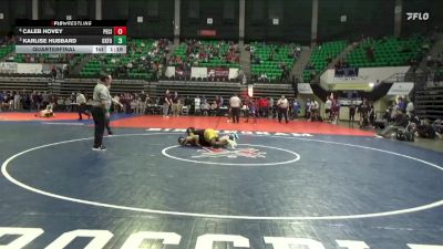 6A 113 lbs Quarterfinal - Karlise Hubbard, Oxford vs Caleb Hovey, Pell City