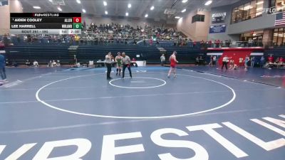 190 lbs Semifinal - Aiden Cooley, Allen vs Lee Harrell, Conroe The Woodlands