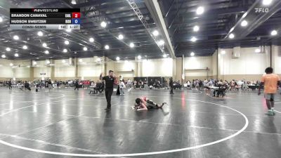 113 lbs Consolation - Brandon Canaval, Eagle Wrestling Club-Duals vs Hudson Sweitzer, Bishop Verot