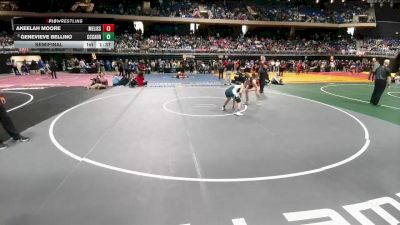 5A 120 lbs Semifinal - Genevieve Bellino, Corpus Christi Carroll vs Akeelah Moore, Melissa