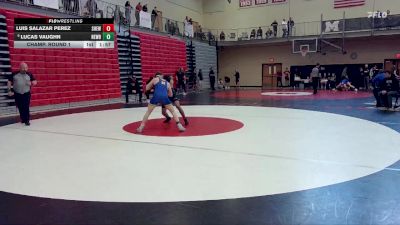 138 lbs Champ. Round 1 - Luis Salazar Perez, Sherwood vs Lucas Vaughn, Newberg