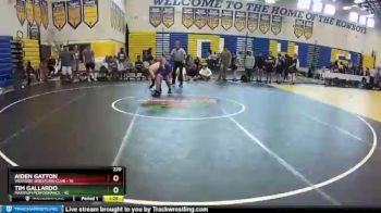 220 lbs Round 2 (8 Team) - Aiden Gatton, Westside Wrestling Club vs Tim Gallardo, Maximum Performance