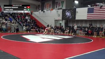 130 lbs Cons. Round 2 - Emerson Dermody, Williamsburg vs Linda Diaz, Muscatine