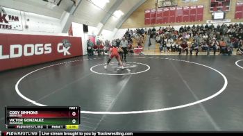 132 2B Cons. Round 3 - Victor Gonzalez, Okanogan vs Cody Simmons, Brewster