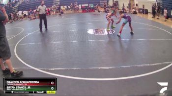 70 lbs Round 5 (8 Team) - Bryan Stancil JR, West Virginia Wild vs Brayden Acquafredda, The Untouchables