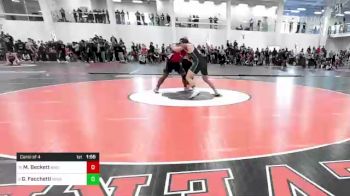 220 lbs Consi Of 4 - Myles Beckett, Bridgewater-Raynham vs Genovese Facchetti, Minnechaug