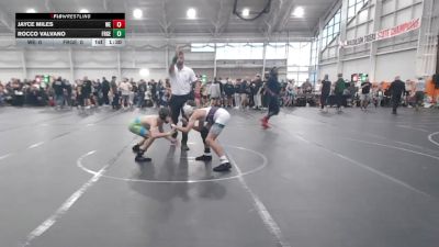 98 lbs Round 1 (8 Team) - Jayce Miles, Warner Elite vs Rocco Valvano, FORGE