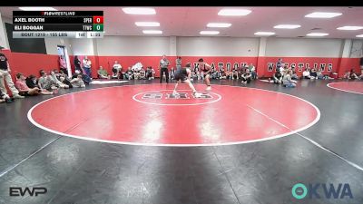 155 lbs Quarterfinal - Axel Booth, Sperry Wrestling Club vs Eli Boggan, Team Tulsa Wrestling Club