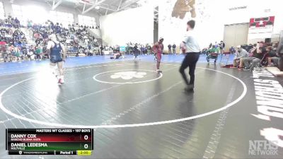 197 Boys Champ. Round 1 - Danny Cox, Rancho Buena Vista vs Daniel Ledesma, Holtville