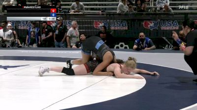 140 lbs Semis - Greta Garbuzovas, Lumpkin County High School Wrestling vs Morgan Lucio, Valiant Wrestling Club
