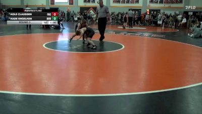 110 lbs Round 3 - Kole Claussen, Panther Wrestling Club vs Kade Engelken, Maquoketa Valley Wrestling