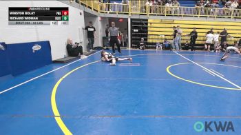 58 lbs Consi Of 8 #2 - Winston Bolay, Perry Wrestling Academy vs Richard Widman, Huskey Wrestling Club