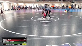 45 lbs Semis (4 Team) - Berklee Halver, Chaska/Chanhassen vs Finley West, TMBWWG