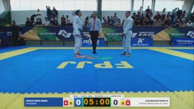 LAIS BASTOS PEIXOTO vs TALITA LOPES VIEIRA 2026 FPJJ Copa Grandes Mestres Etapa 3