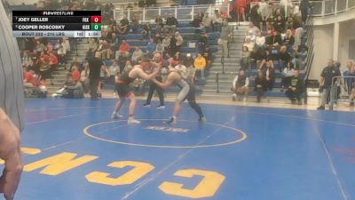 215 lbs Quarterfinal - Joey Geller, Fox Chapel Area vs Cooper Roscosky, Kiski Area