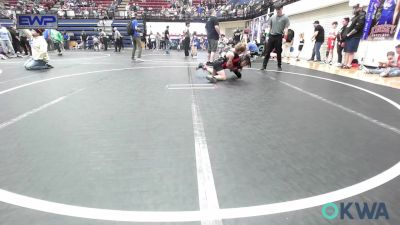 85 lbs Semifinal - Takoda Caudle, Lone Grove Takedown Club vs Kaden N. Hughes, Del City Little League