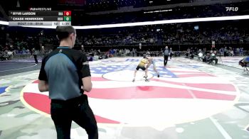 Quarterfinal - Chase Henriksen, Kingsbury County vs Ryvr Larson, Bon Homme/Avon