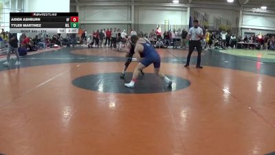 174 lbs Champ. Round 2 - Tyler Martinez, Bellarmine vs Aiden Ashburn, John Carroll University