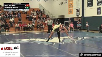 Boys-156 lbs Round 1 - Nick Bastante, Wilson`s Wildcats vs Christian Murcia, Brower`s Brawlers