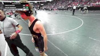 D2-132 lbs Cons. Round 1 - Brice Buxton, Cuba City/Benton/SW vs Kaleb Wiseman, Adams-Friendship