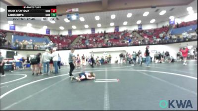 37 lbs Consolation - Hank Shattuck, Harrah vs Amos Boyd, Harrah