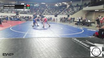 100 lbs Round Of 64 - Ryder Walker, Hinton Comets vs Hunter Coney, Choctaw Jh