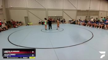 100 lbs Placement Matches (8 Team) - Jaidyn Alvarado, Kansas vs Alycia Perez, Illinois