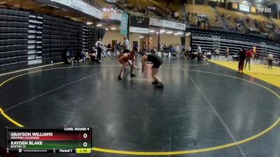 157 lbs Cons. Round 4 - Grayson Williams, Western Colorado vs Kayden Blake, Barton CC