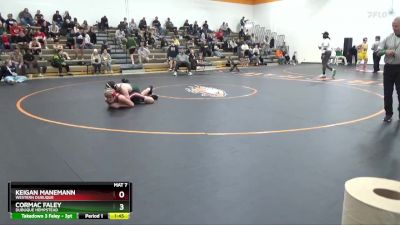 165-166 lbs Round 2 - Cormac Faley, Dubuque Hempstead vs Keigan Manemann, Western Dubuque