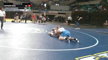 144 lbs Consi Of 8 #1 - Matthew Groh, Hillcrest vs Landon Morrison, Woodmont