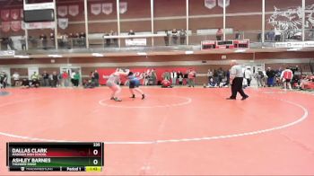 235 lbs 1st Place Match - Dallas Clark, Madison High School vs Ashley Barnes, Thunder Ridge