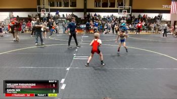 52 lbs Quarterfinal - William Farahvashi, Eastside Youth Wrestling vs Gavin Nix, Team Tiger