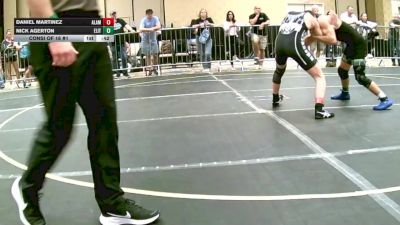 144 lbs Consi Of 16 #1 - Daniel Martinez, Alamosa vs Nick Agerton, Elite Force WC