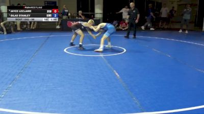 98 lbs Cons. Semis - Jayce Leclaire, X-Factor Elite Wrestling vs Silas Stanley, Dragons Junior Wrestling Club
