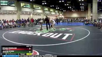 170 lbs Quarters & Wb (16 Team) - Austin Myers, Jay County vs Ethan Freedline, MXW Gold