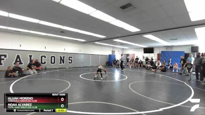 49 lbs Round 3 - Alijah Moreno, Threshold Wrestling Club vs Noah Alvarez, Total Kaos Wrestling Club