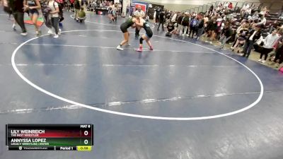 140 lbs Cons. Round 4 - Lily Weinreich, The Best Wrestler vs Annyssa Lopez, Legacy Wrestling Center